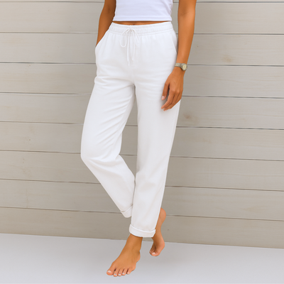 Nora™ Premium Leinen-Stretch-Hose