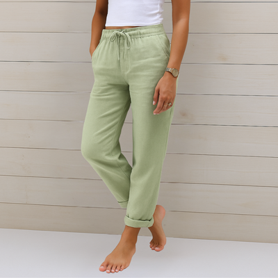 Nora™ Premium Leinen-Stretch-Hose