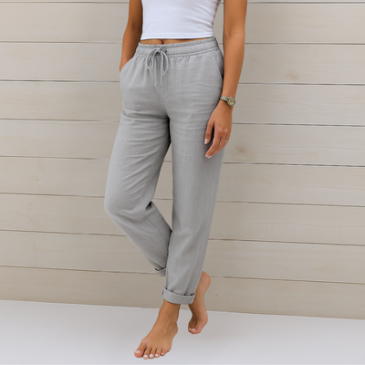 Nora™ Premium Leinen-Stretch-Hose
