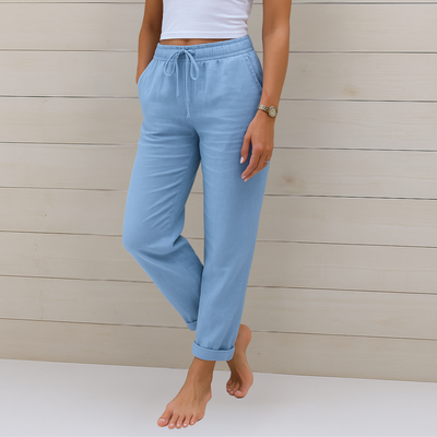 Nora™ Premium Leinen-Stretch-Hose