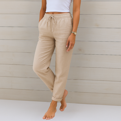 Nora™ Premium Leinen-Stretch-Hose
