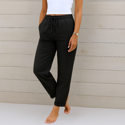 Nora™ Premium Leinen-Stretch-Hose