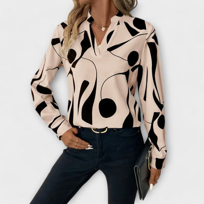 Sofia - Elegante langärmelige Bluse