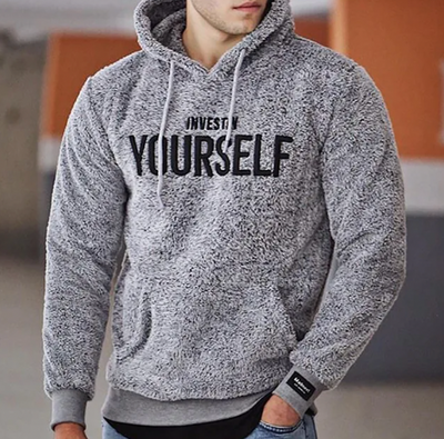 Malte™ - Mysig Hoodie Med Motiverande Tryck