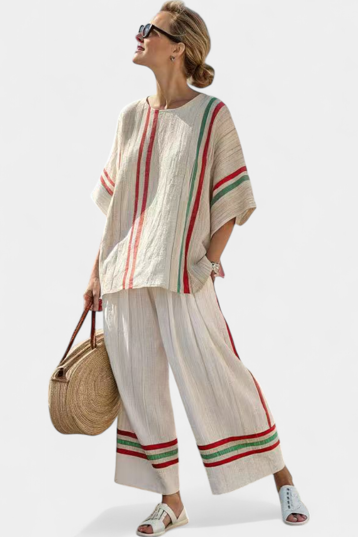 Clara™ | Mediterran-Streifen Look