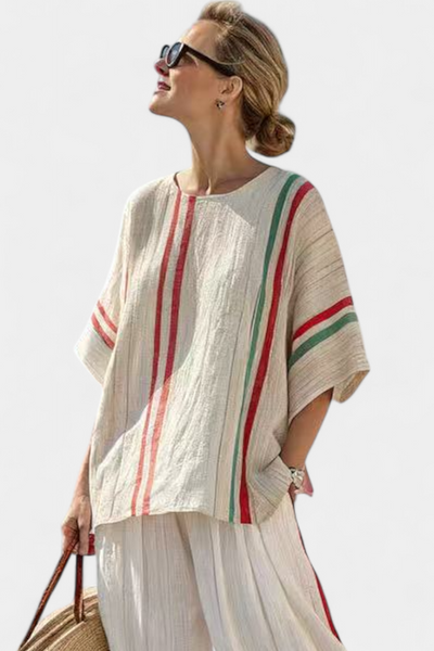 Clara™ | Mediterran-Streifen Look