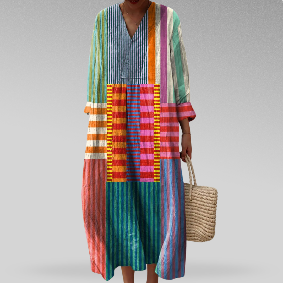 Sophia | Geometrisches Kleid