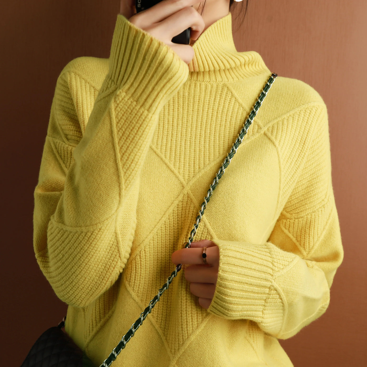 Grete | Kaschmir-Rollkragenpullover