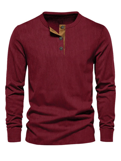 Easton™ | Klassisches Herren-Langarmshirt