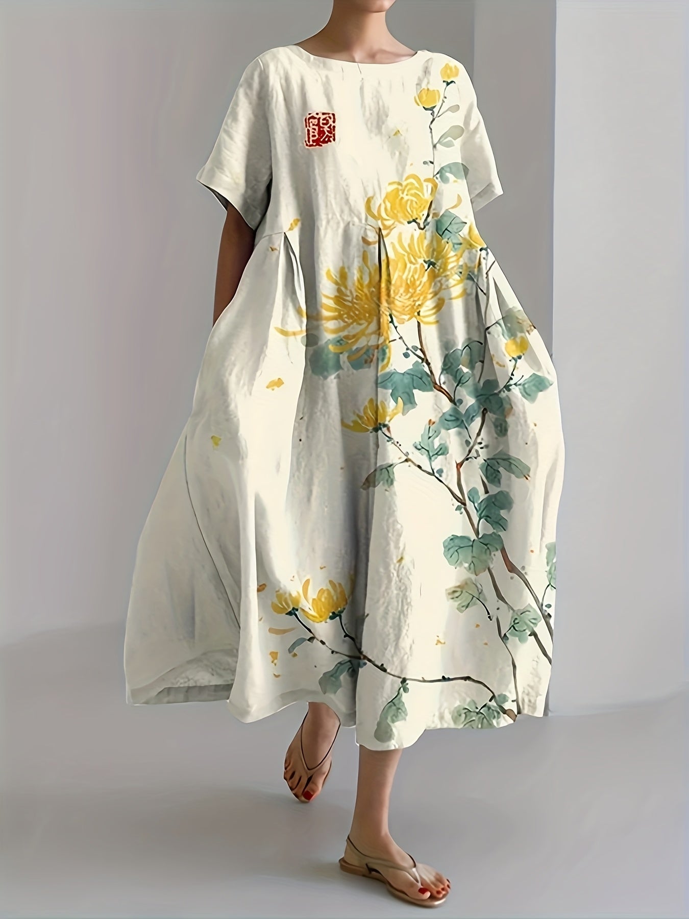 Nora™ | Golden Light Kleid