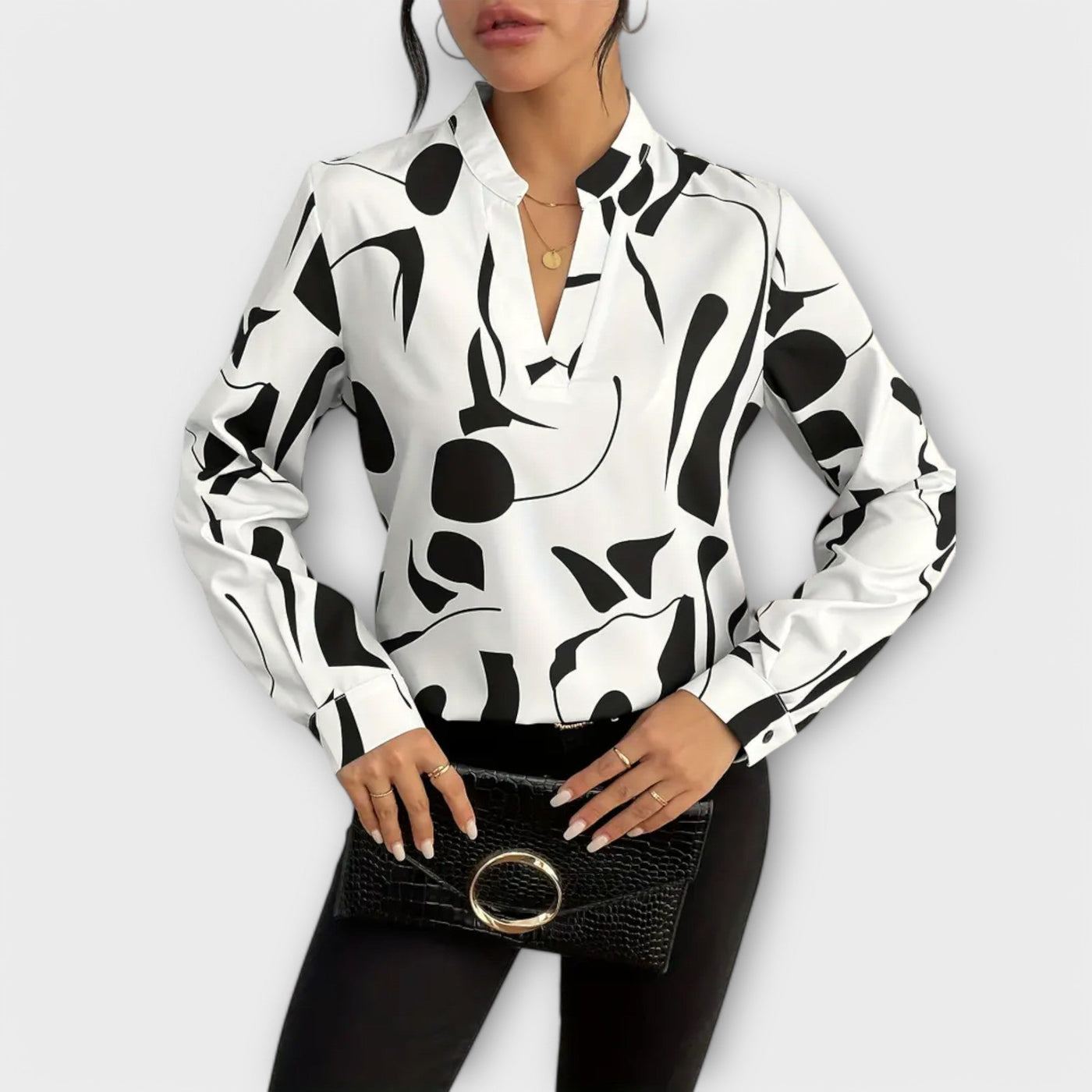 Sofia - Elegante langärmelige Bluse