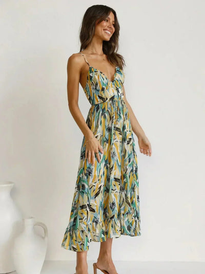 Chiara | Bunte Midi-Kleid