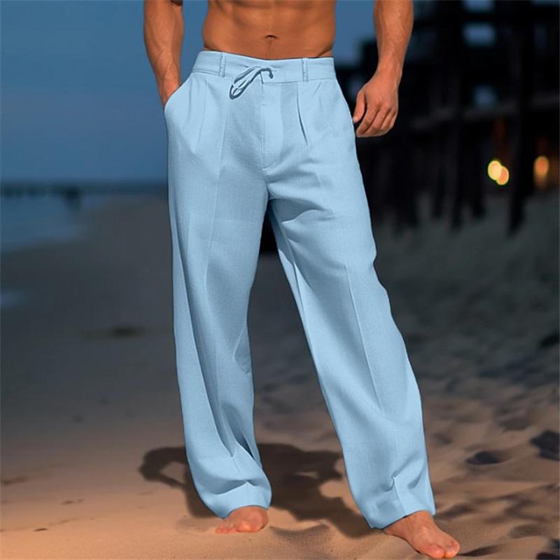 Andrei™| Einfarbige Leinenhose