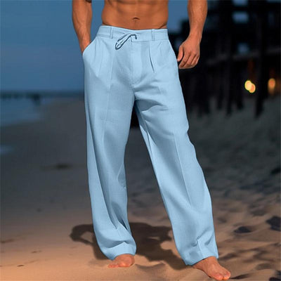 Andrei™| Einfarbige Leinenhose