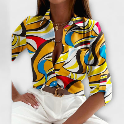 Stella - Bluse mit klassischem Kragen