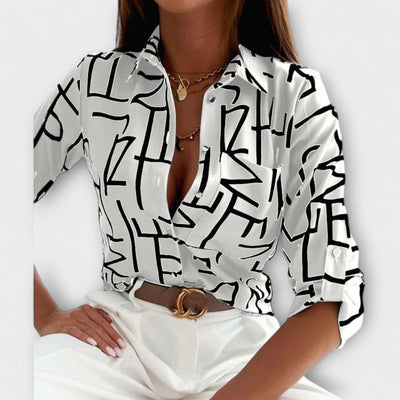 Stella - Bluse mit klassischem Kragen
