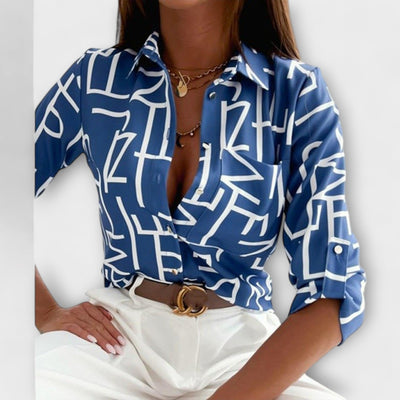 Stella - Bluse mit klassischem Kragen