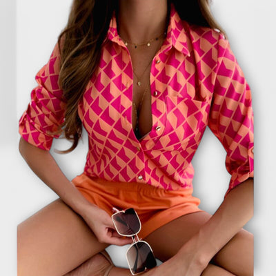 Stella - Bluse mit klassischem Kragen