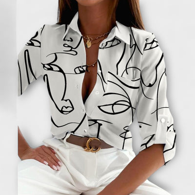 Stella - Bluse mit klassischem Kragen